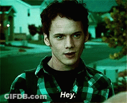 Man In Plaid Shirt Saying Hey GIF