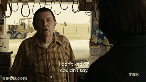 Man In Plaid Shirt Saying I Don't Know GIF