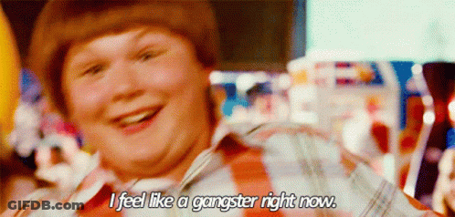 Man In Plaid Shirt Saying I Feel Like A Gangster Right Now GIF