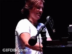 Man In Plaid Shirt Saying I'm Watching U Bitch GIF