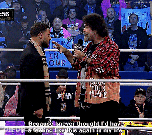 Man In Plaid Shirt Saying In Your Place Talking To Another Man GIF