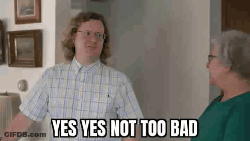 Man In Plaid Shirt Saying Yes GIF