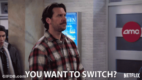 Man In Plaid Shirt Saying You Want To Switch Netflix GIF