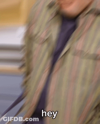 Man In Plaid Shirt Says Hey GIF
