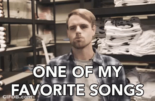 Man In Plaid Shirt Singing GIF