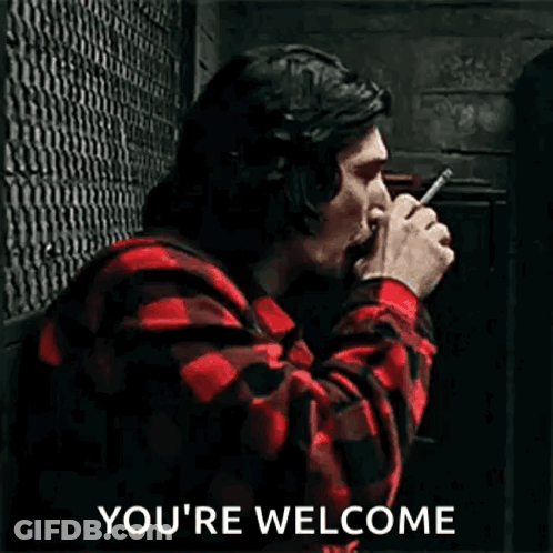 Man In Plaid Shirt Smoking Cigarette Drinking Coffee GIF