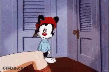 Man In Plaid Shirt Waving GIF