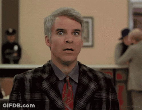 Man In Plaid Suit Making Surprised Face GIF