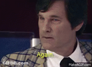 Man In Plaid Suit Says Again GIF
