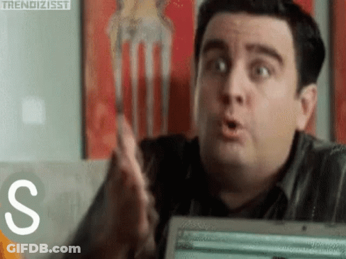 Man In Playboy Shirt Says Spongebob Big Guy Pants Okay GIF