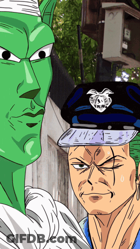 Man In Police Hat With Heart GIF