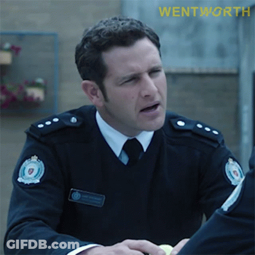 Man In Police Uniform Wentworth GIF