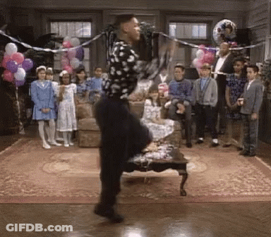 Man In Polka Dot Shirt Dancing GIF