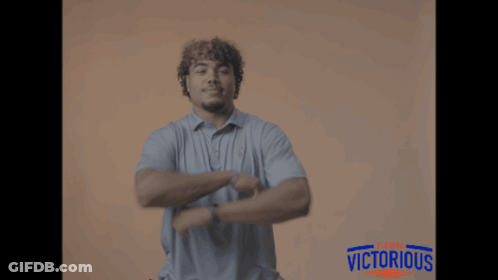 Man In Polo Shirt Pointing Victorious GIF