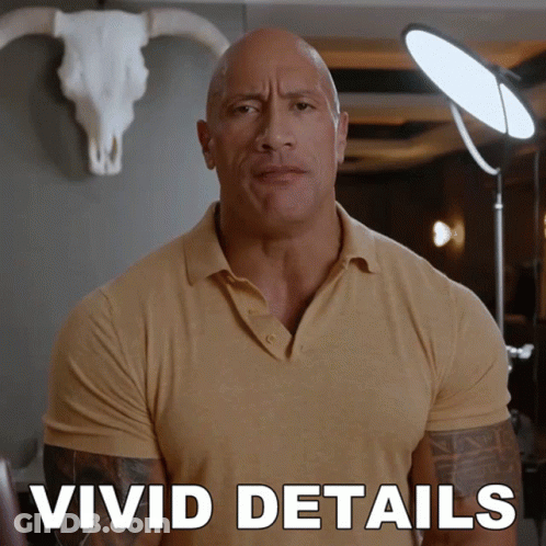 Man In Polo Shirt With Vivid Details GIF