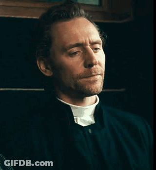 Man In Priest Collar Making Funny Face GIF