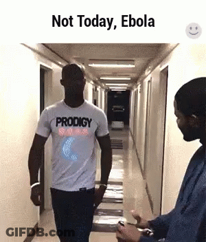 Man In Prodigy Shirt Walking With Another Man GIF
