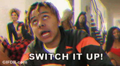 Man In Puma Jacket Says Switch It Up GIF