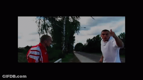 Man In Puma Shirt Dancing GIF