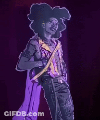 Man In Purple Cape And Jacket GIF