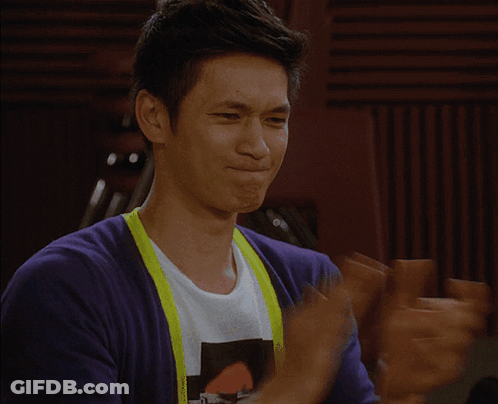 Man In Purple Cardigan Smiling GIF
