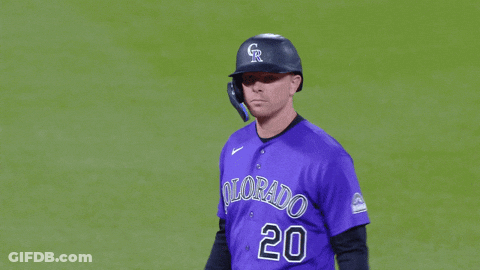 Man In Purple Colorado Jersey Number 20 GIF