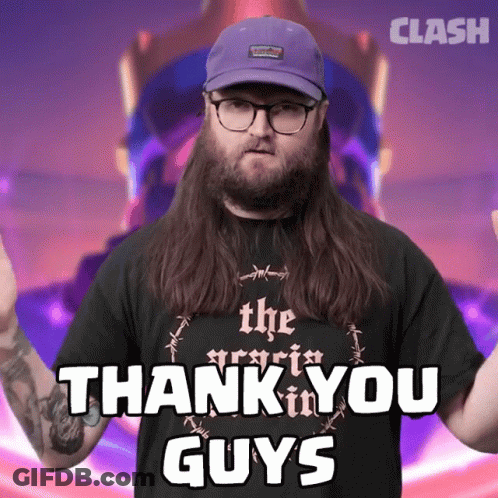 Man In Purple Hat Saying Thank You GIF