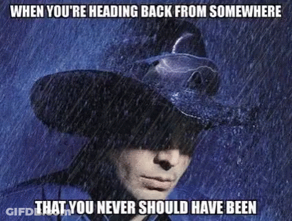 Man In Purple Jacket And Black Hat Saying Yeah GIF