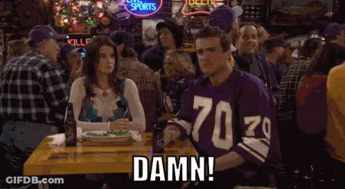 Man In Purple Jersey Number 70 At Bar GIF