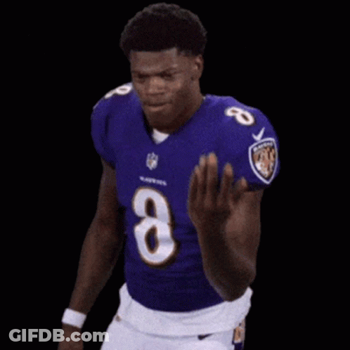 Man In Purple Jersey Number 8 Running GIF