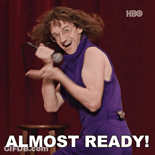 Man In Purple Jumpsuit Singing Almost Ready GIF