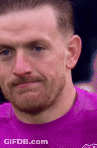 Man In Purple Shirt Close Up GIF