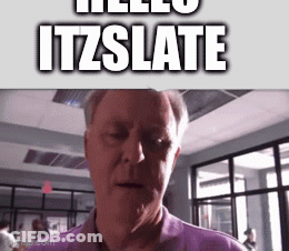 Man In Purple Shirt Saying Hello Itzslate GIF