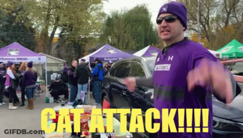 Man In Purple Shirt Saying Washington GIF