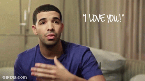 Man In Purple Shirt Says I Love You GIF