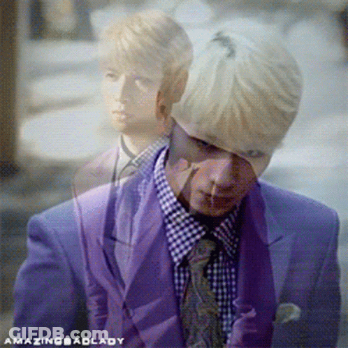 Man In Purple Suit And Tie Amazing Badlady GIF