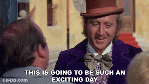 Man In Purple Suit Excited GIF