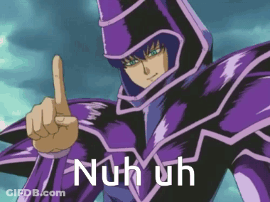 Man In Purple Suit Pointing Nuh Uh GIF