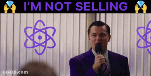 Man In Purple Suit Speaking Into Microphone Saying I'm Not Selling GIF