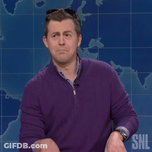 Man In Purple Sweater Buckle Up SNL GIF