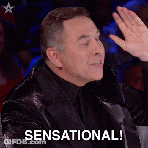 Man In Purple Vest With Sensational GIF