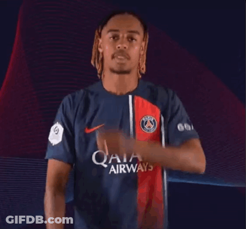 Man In Qatar Airways Jersey GIF