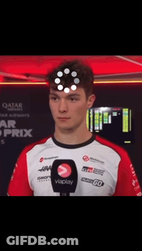 Man In Qatar Airways Shirt GIF