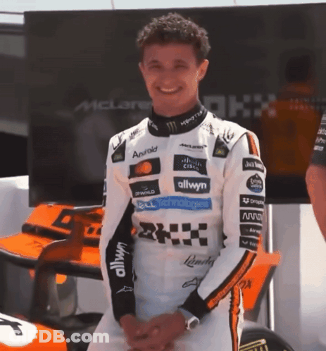 Man In Race Car Uniform Allwyn GIF
