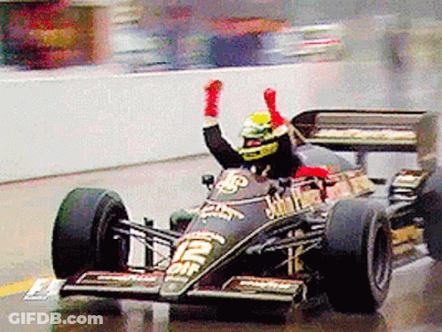 Man In Race Car With Elf GIF