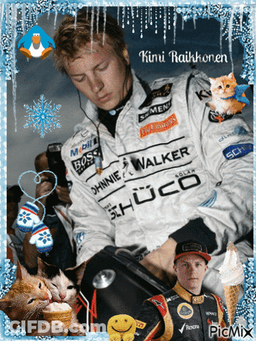 Man In Racing Suit Saying Walker GIF