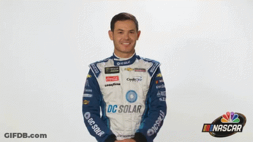 Man In Racing Suit Says What GIF