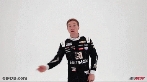 Man In Racing Suit GIF