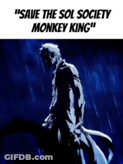 Man In Rain Save Sol Society Monkey King GIF