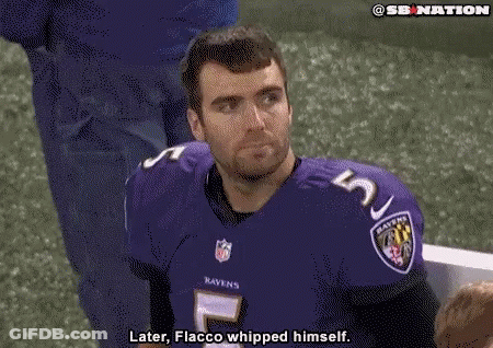 Man In Ravens Jersey Talking GIF